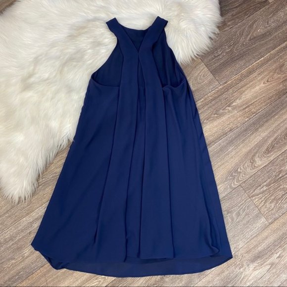 One One Six Blue Twist Racerback Shift Dress - Picture 7 of 7